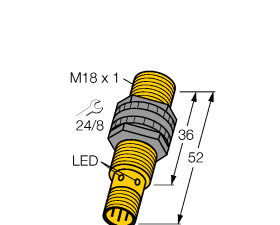 供应原装真品图尔克TURCK NI12U-M18-AP4X电感式传感器