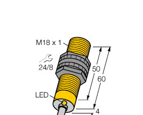 供应原装真品图尔克TURCK NI12U-M18M-VN4XH1141电感式传感器