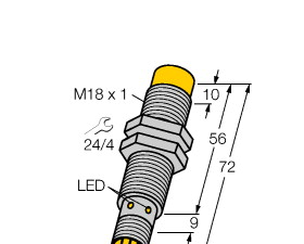供应原装真品图尔克TURCK NI12U-M18M-VP4X电感式传感器