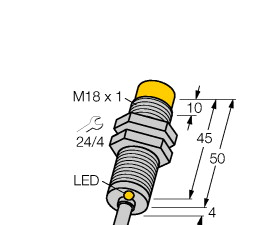 供应原装真品图尔克TURCK NI12U-M18-AN4X电感式传感器