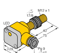 供应原装真品图尔克TURCK NI10-Q25-RN6X电感式传感器
