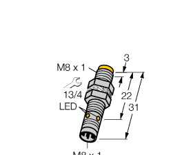 供应原装真品图尔克TURCK NI5-G12K-AN6X电感式传感器