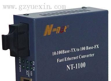 供应N-net多模光纤收发器NT-1100百兆SC接口