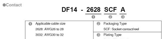 供应DF14-3032SCFA|连接器接插件|日本广籁连接器