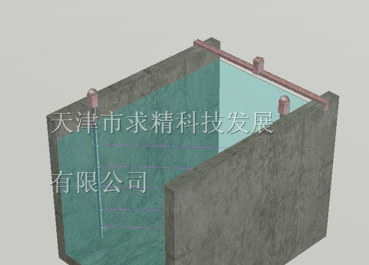 供应明渠堰槽法超声波流量计巴士计量槽(图)