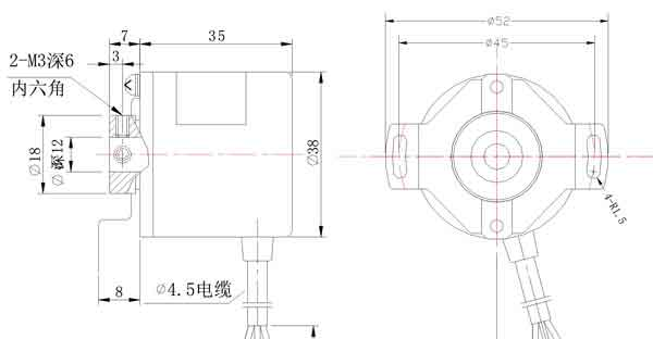 供应FXA-A空心轴光电编码器1