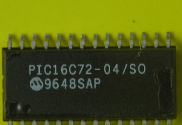 供应PIC16C72-04/SO单片机系列