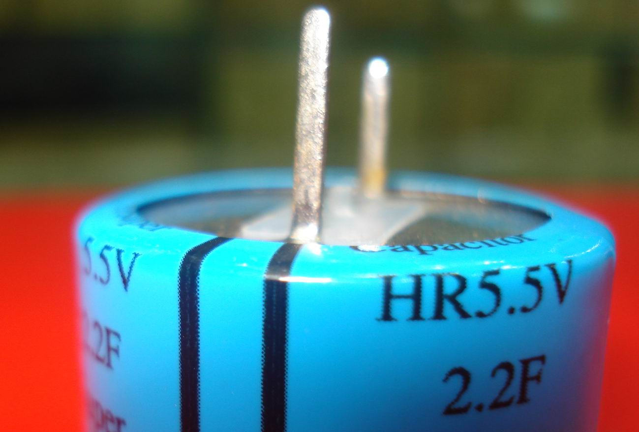 供应大容量大电压超级法拉电容2.2F5.5V