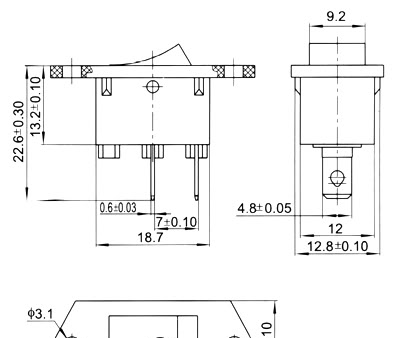 供应KCD1-PM10112BBA船型开关