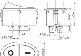 供应KCD13-B-201N12RB船型开关