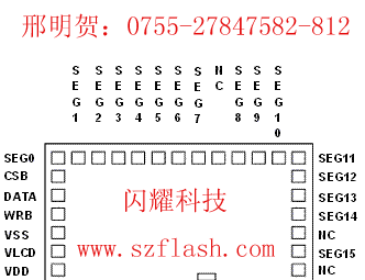 供应  LCD驱动IC 代HT1621简单版  FL600