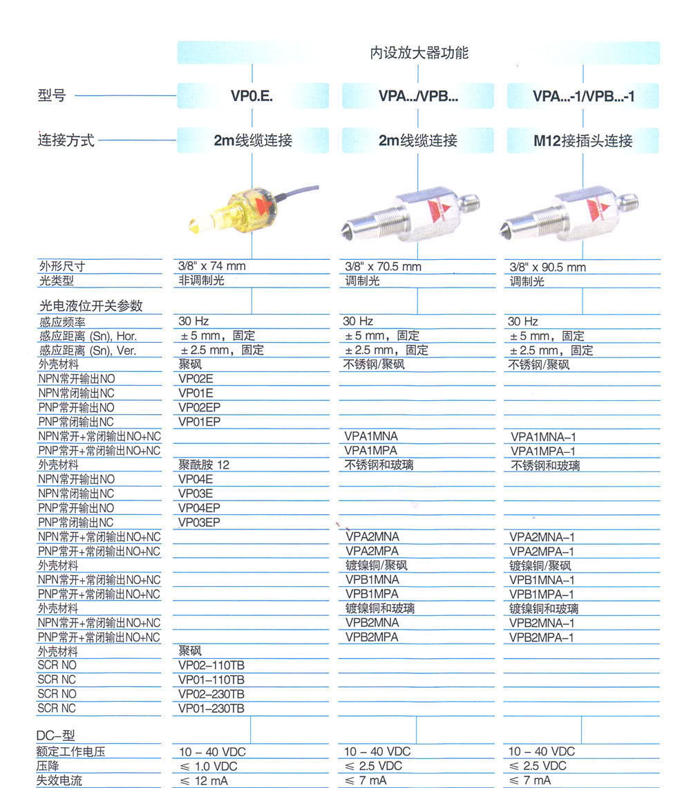 光电传感器 vpa2mpa-1