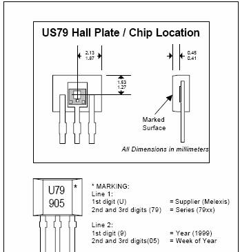 MELEXIS霍尔传感器US79KUA 现货热卖