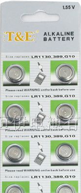 供应纽扣电池/LR1130/AG10纽扣电池 AG10电池
