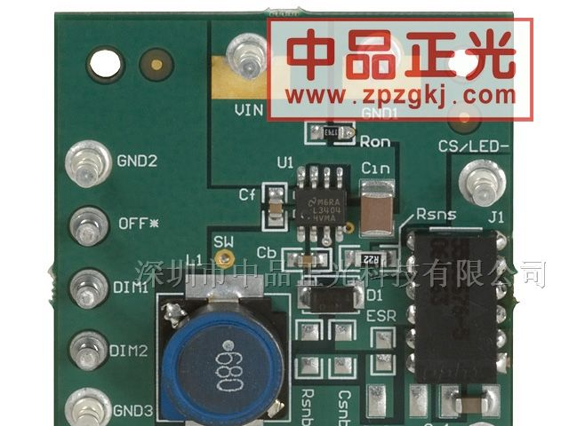 供应评估板 - LED 驱动器-LM3404HVEVAL