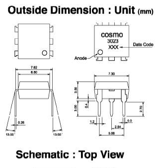 供应COSMO 冠西继电器KMOC3021 KMOC3022 KMOC3023
