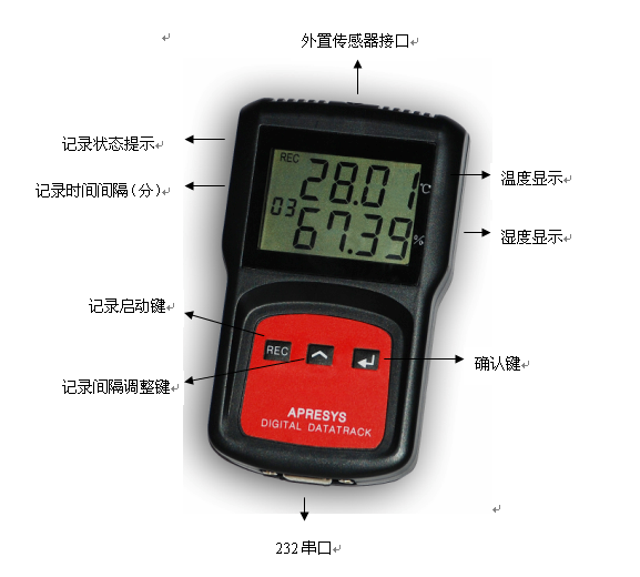 食品测试水探针式温度计