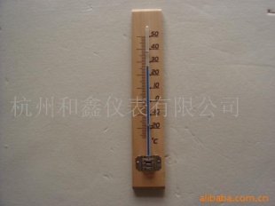 供应室内/室外木制温度计
