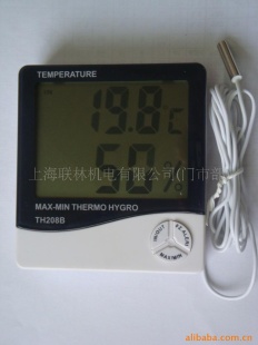 供应室内外数显温湿度表 TH208B