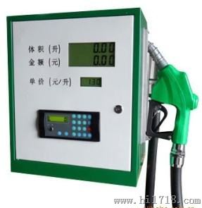 单单油品单计量双显示加油机