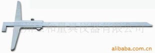 供应靖江不锈钢单钩深度游标卡尺,游标深度尺