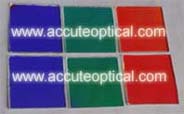 供应彩色滤光片，红、绿、蓝、黄、橙色滤光片
