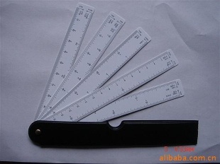 厂家供应精品pvc扇型比例尺