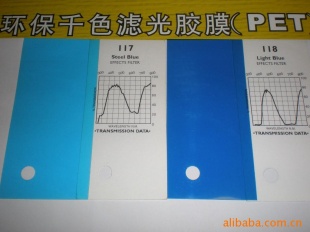 千色薄膜，蓝色系列。