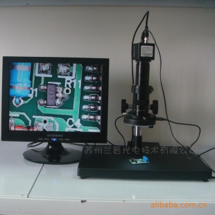 接口视频显微镜 可调光源式电子显微镜 工业放大镜