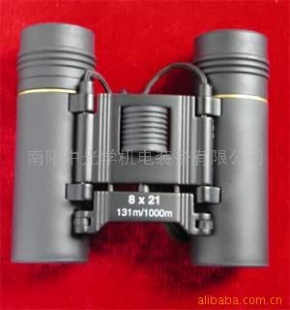 供应8X21平滑胶皮型普通双筒望远镜