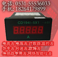 CD194I-5×1, CD194U-5×1,CD195I-5×1山东交流电压表直流电压表