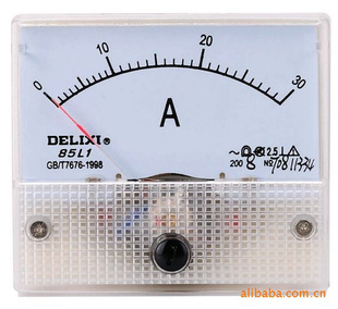 供应德力西固定式直接作用模拟指示电测量仪表85L1-A/V