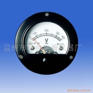 供应圆形指针式电工板表电流表、电压表
