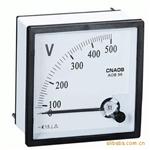 供应方型动铁式指针式电压测量仪表表直流表90°   72*72