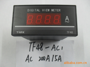 TF系列数字电流电压频率表TF48数显电流电压表