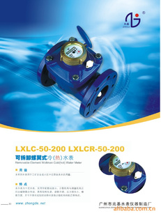 螺翼式可拆式干式大口径数码水表（法兰连接）LXLC-100E