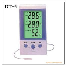 显示两处温度湿度数字温湿度计上海精创DT-3带舒适度显示带记忆