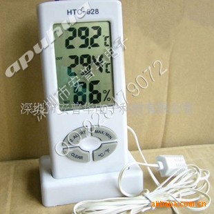 HTC-628室内室外温湿度表 线长约2米(图)
