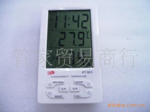 供应超大屏幕温湿度计KT-903温湿度计/时间