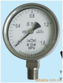 北京供应YTF-100H全不锈钢压力表