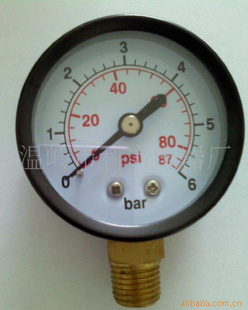 供应压力表0-6公斤 水泵配件  压力表