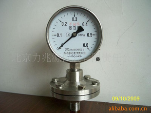 供应不锈钢隔膜压力表YTP-100