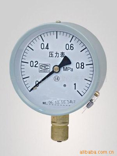 Y-40弹簧管压力表、压力表(图)