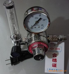 批发(上海减压器厂)YQT-731L二氧化碳减压器(CO2电加热气体)