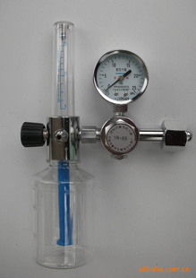 "先锋"浮标式氧气吸入器,适用于氧气钢瓶上连接.YR-86-13