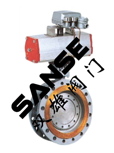 D671H气动硬密封蝶阀
