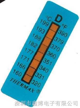 八格温度热敏试纸|英国THERMAX温度美|TMC测温试纸|感温贴