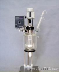 供应双层玻璃反应釜-1-2L