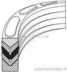H14拉杆封 V型组合密封件 大直径V形组合密封