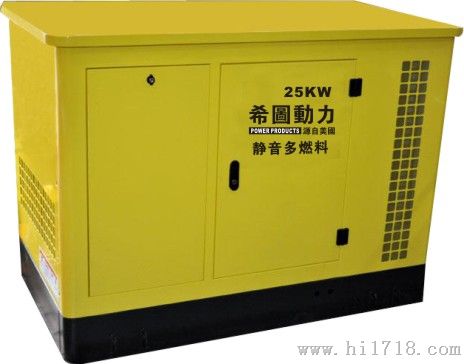 多燃料25KW汽油发电机|水冷静音式汽油发电机
